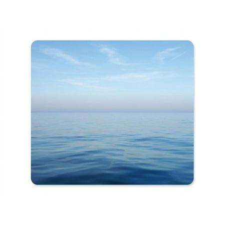 UPC: 0043859542826 | Recycled Mouse Pad Nonskid Base 7 1/2 x 9 Blue Ocean
