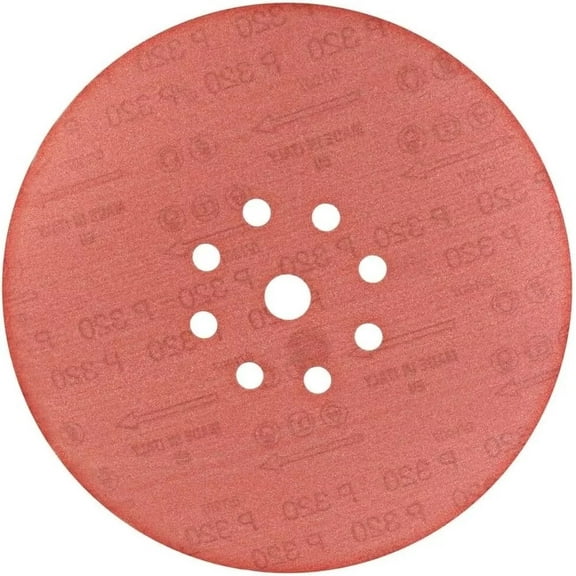 Makita B-68579 9" Round Abrasive Disc, Hook & Loop, 320 Grit, 25pkt