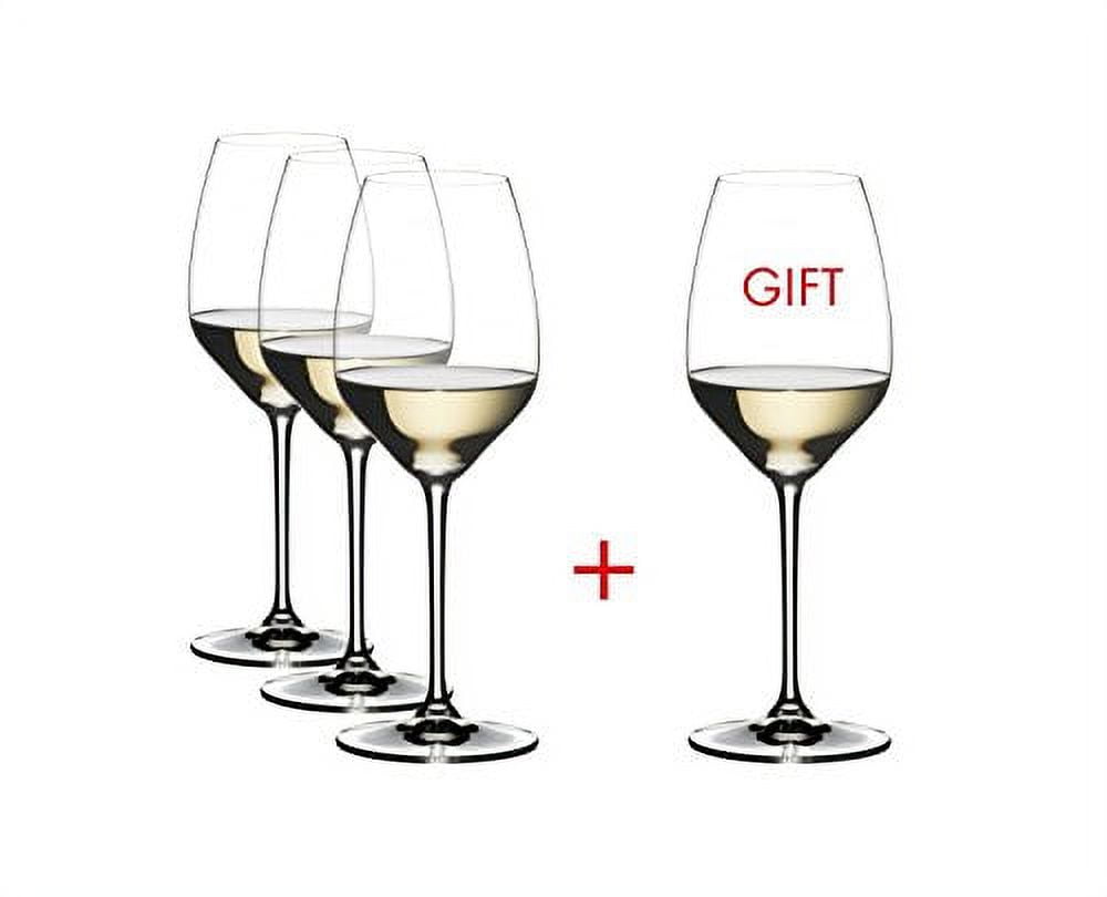 Riedel Extreme Riesling Glasses for White Wines, Pack of 4 Stemmed Glasses