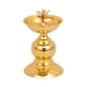 thumbnail image 3 of Candelabro de ghee, candelabro, suministros para altar, lámpara de aceite regulable, candelabro Estilo D, 3 of 9