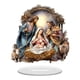 thumbnail image 2 of Letrero Acrílico De Natividad, Decoración Navideña Cristiana 2D Para Gabinete De Mesa De Dormitorio, 2 of 8