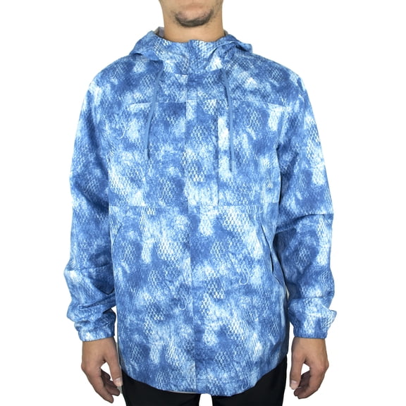 FinTech Men's Shoreline Rain Jacket "Hook Grunge Scales"
