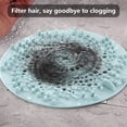 thumbnail image 3 of Riguas Drain Hair Catcher Super Soft Anti-clogging TPR Hair Catcher Shower Filter Plug Sealing Drain Cover Bathroom Supplies, 3 of 8