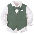 thumbnail image 2 of Traje SANGTREE Green Herb de 5 piezas para niños de 9 a 12 meses, 2 of 7
