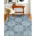 thumbnail image 6 of Bashian R120-AZ-9X12-CL207 8 ft. 6 in. x 11 ft. 6 in. Venezia Transitional 100 Percentage Wool Hand Tufted Rectangle Area Rug, Azure, 6 of 6
