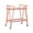 Coral, variant on Ellie Steel/Mirror Bar Cart