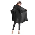 thumbnail image 3 of Womens Long Sleeve Sweater Open Front Knit Solid Cardigan, 3 of 5