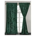 thumbnail image 2 of Huang zhong wen Lux Forest Green Crushed Velvet Curtains 2 Panel Set - 96 inches Long Room Darkening Luxury Distressed Velvet Rod Pocket Window Drapes for Living Room Bedroom 50" W x 96" L, 2 of 9