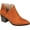 Rust, variant on Journee Womens Tessa Inside Zip Stacked Heel Booties