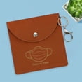 thumbnail image 3 of Bolsa de almacenamiento,Bolsa de almacenamiento para mascarillas faciales de piel sintética resistente al agua,Estuche de transporte portátil y reutilizable para mascarillas faciales,Bolsa de, 3 of 7