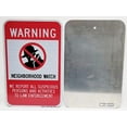 thumbnail image 4 of Neighborhood Watch Warning Sign | for Parking Lots, Private Property or Roadways | Weather Resistant | Aluminum & Reflective Materials | 12” x 18” | Crime Prevention, 4 of 4