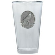 Raven Pint Glass by Heritage Metalworks