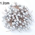 thumbnail image 1 of 50 piezas de mini bayas de perla hechas a mano, accesorios para manualidades, caja de regalo, decoración para árbol de Navidad, 1 of 6
