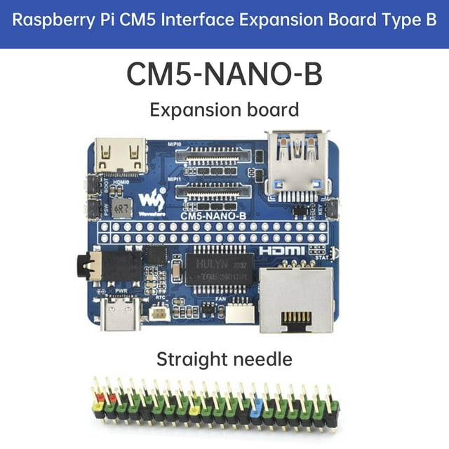 Module de Calcul Raspberry CM5 Plinthe IO Module de Calcul 5 Carte d'Extension de Base
