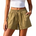 thumbnail image 2 of Athletic Running Shorts for Women Summer Loose Casual Sports Lightweight for tropical vacations, 2 of 5