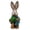 C002- Style C, variant on Easter decorations Outdoor, Straw Crafted Figure, Peter Rabbit decor, Outdoor Easter decorations, Outdoor and Garden, 15 in Tall, Orange Carrot, 1 Pc (168 Chars)