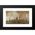 thumbnail image 2 of Lieve Pietersz. Verschuier 14x9 Black Modern Framed Museum Art Print Titled - Arrival of Charles II, King of England, in Rotterdam, 24 May 1660 (C. 1660 - C. 1665), 2 of 5