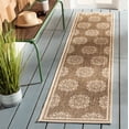 thumbnail image 2 of SAFAVIEH Beach House Regent Geometric Indoor/Outdoor Runner Rug, Beige/Cream, 2'2" x 10' - Traditional Design, Beige & Cream, Weather Resistant, Non-Shedding & Easy Cleaning, Ideal for Patio, Entrywa, 2 of 8