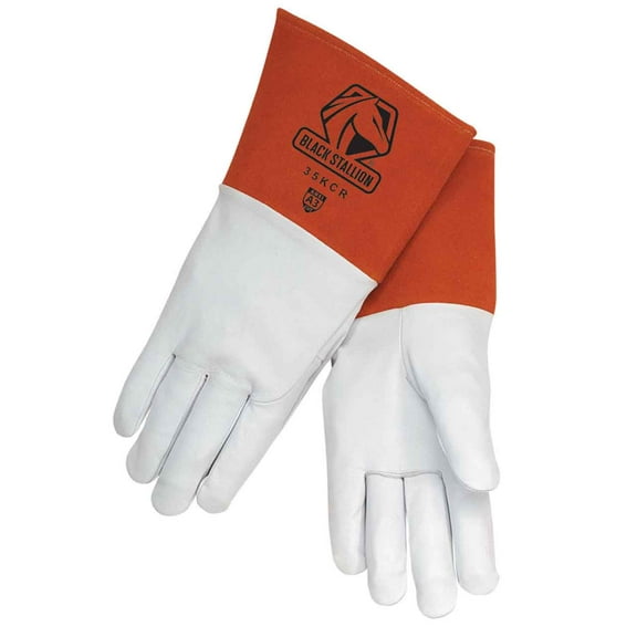 Black Stallion 35KCR A3 Cut Resistant Kidskin TIG Glove, Large