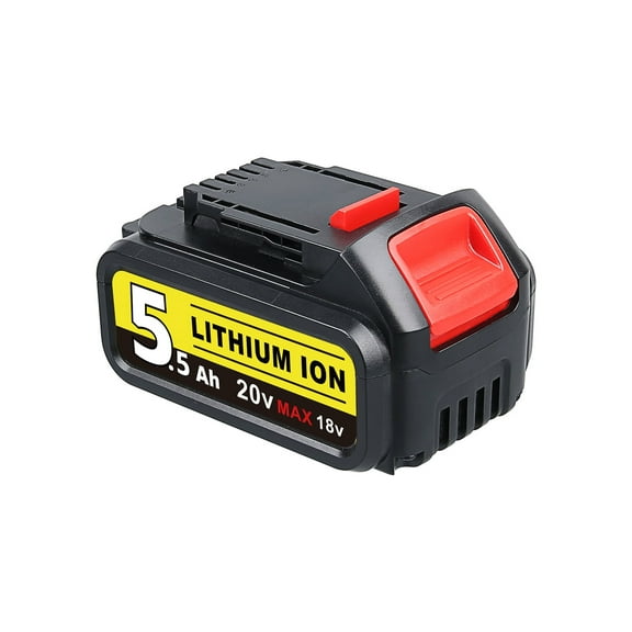 DCB200 20V 5.5Ah Replacement for De1walt Compatible with DCB205 DCB204 DCB203 DCB201 DCD DCF DCG Series Cordless Power Tools (Not Made in Deiwalt)