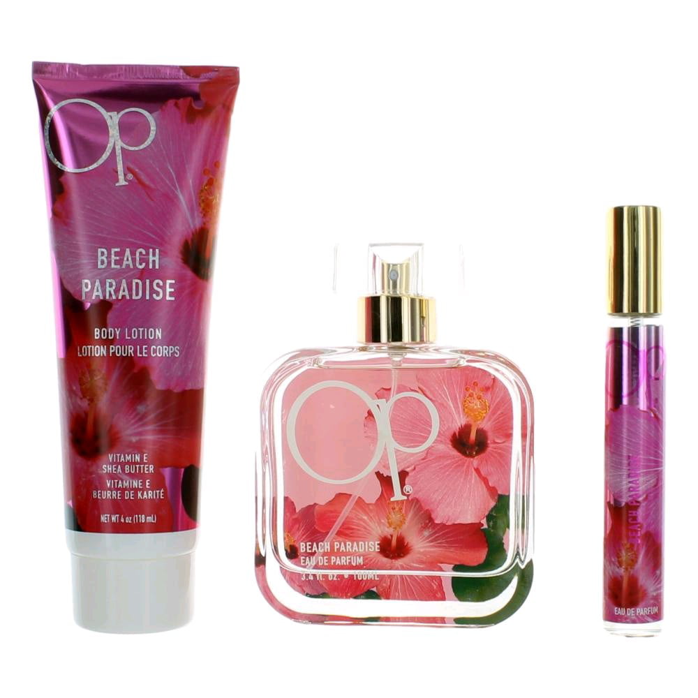 pack 9) Beach Paradise Perfume By Ocean Pacific Eau De Parfum Spray3.4 oz