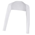thumbnail image 1 of Cubierta de brazo musulmán Sunnimix una pieza de manga larga encogimiento de hombros Hijab blanco, 1 of 8