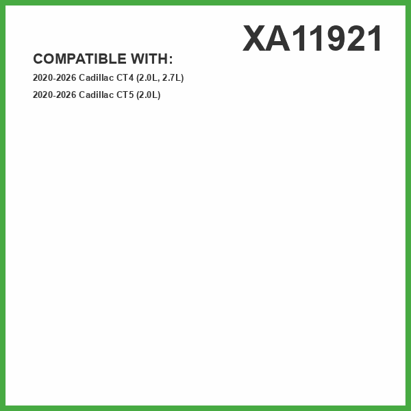 ECOGARD XA11921 Premium Engine Air Filter Fits 2020-2025 Cadillac CT5, CT4