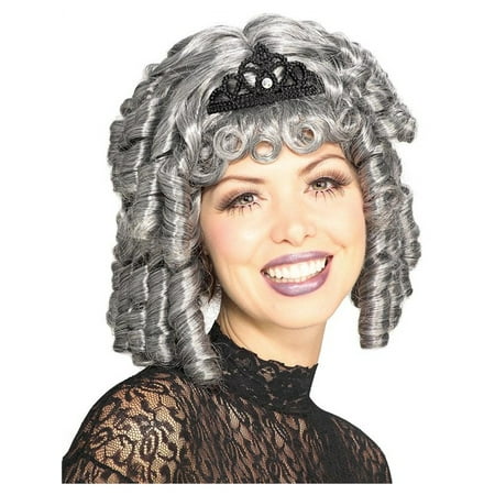 Adult Womens Grey 18th Century Zombie Victorian Lady Costume Ringlets