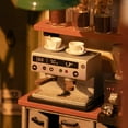 thumbnail image 4 of Robotime ROEDG162 250 x 150 x 195 mm Rolife No.17 Cafe Miniature House kit, 4 of 7