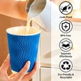 thumbnail image 4 of BYSNOW 12 oz Disposable Paper Cups, Hot and Cold Drinking Cups, 100 Count, 4 of 9
