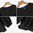 thumbnail image 6 of ZANZEA Women Long Sleeve O Neck Shirt Tee Tiered Tops Casual Loose Solid Blouse, 6 of 6