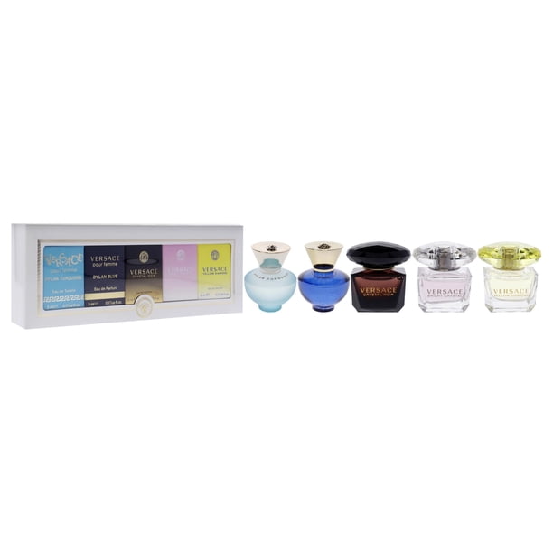 Versace by Versace, 5 Piece Variety Mini Gift Set for Women New