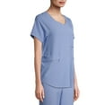 thumbnail image 4 of ClimateRight by Cuddl Duds Short Sleeve V-Neck Scrub Top (Women's ), 4 of 7