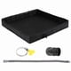 thumbnail image 2 of Base de ducha para camping, bandeja de ducha portátil, accesorios para duchas, base para toldo de tienda con manguera de drenaje para playa, patio y Negro 86cmx86cmx13cm, 2 of 9
