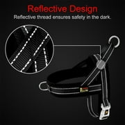 Plutus Pet No Pull Dog Harness with Breathable Mesh Padded, Adjustable Reflective Escape Proof Dog Harness, Quick Fit Dog Vest Harness for Small Medium Large Dogs(XXS, Black)