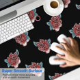 thumbnail image 2 of Long Mouse Pads for Desk,Pioneer Flower Floral Print Pattern Desk Mats on Top Of Desks, Desk Mouse Pad Extra Large with 3mm Non-Slip Base and Stitched Edge for Gaming,Office,Work,Home 47.3"x23.6", 2 of 6