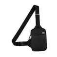 thumbnail image 3 of Bolso de pecho jinwen para Hombres Mujeres Correa Ajustable Negro, 3 of 8