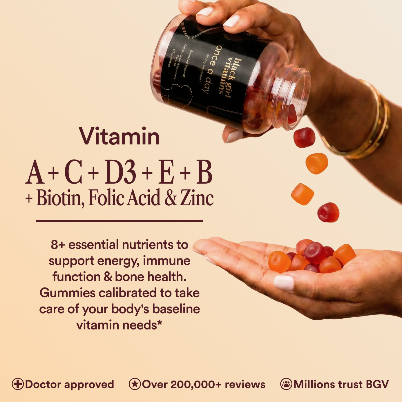 Black Girl Vitamins Once a Day Women's Gummy photo 6
