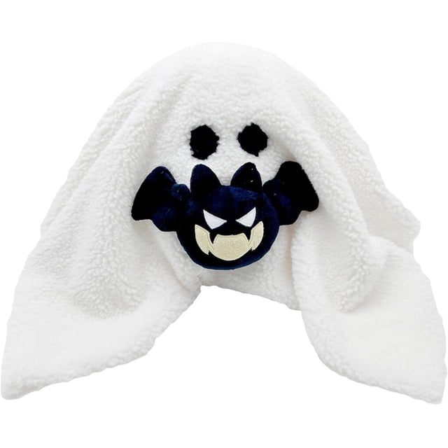 Gus el fantasma con almohada de calabaza de peluche de 10 pulgadas, juguete de peluche de terror de Halloween para niños y niñas, muñeco de peluche suave, regalo para fanáticos y niños
