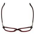 thumbnail image 3 of Silver Dollar Designer Reading Glasses Cashmere 467 53mm in Auburn +3.00, 3 of 4