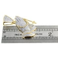 thumbnail image 4 of Diamond Praying Hands Rosary Pendant Mens 10K Yellow Gold Round Cut Charm 1 ct., 4 of 5
