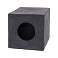 thumbnail image 3 of Cama cubo cueva de fieltro para interior, perrera plegable, suave repetición, nido para gato, escondite para Chihuahua, gatito, cachorro, Pomerania , negro, 3 of 8