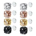 thumbnail image 2 of Pendientes de tuerca magnéticos Unisex, pendientes redondos con Clip no perforados, accesorio de moda sencillo para cada ocasión, 1 ud. Gao Jinjia LED, 2 of 2