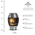 thumbnail image 2 of JAGASY Deer Memorial Tiny Urns for Human Ashes Keepsake - Brown Urn for Ashes Adult Male - Forest Sunset Decorative Urns for Parents - Funeral Urn for Mom & Dad - (3 Inch), 2 of 7