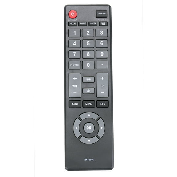 Replaced Remote NH305UD Fit for Emerson TV LC320EM3FA LF402EM6 LF402EM6F LF461EM4 LF461EM4A LF501EM4 LF501EM4A LF501EM4F LF501EM5 LF501EM5F LF501EM6F