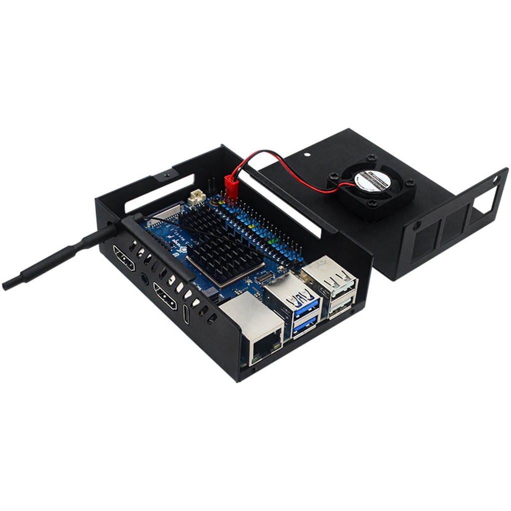 AOOOWER Aluminum Enclosure Case With Cooling Fan Efficient Protective Box For Orange 5