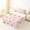 Pink Green, variant on jejeloiu Cute Cartoon Avocado Twin Sheet Sets,Pink Bowknot Flower Bedding For Girls Kids 3-Piece