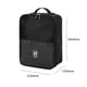 thumbnail image 5 of Bolsa porta zapatos multifuncional, gran capacidad, impermeable y antiolor, ideal para viajes, gimnasio o campamento, color gris., 5 of 6