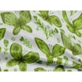 thumbnail image 4 of oneOone Rayon Light Green Fabric Insect & Floral Feather Sewing Craft Projects Fabric Prints By Yard 56 Inch Wide, 4 of 5