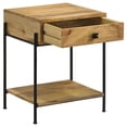 thumbnail image 3 of Declan 1-drawer Wood Accent Side Table Natural Mango, 3 of 12